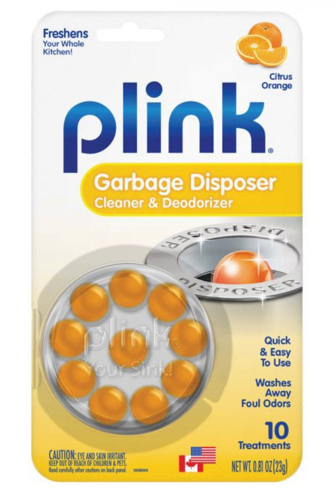 Plink Garbage Disposal Freshener & Cleaner  Harold Orange  