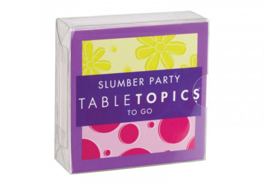 Table Topics To-Go Conversation Starters  TableTopics Slumber Party  