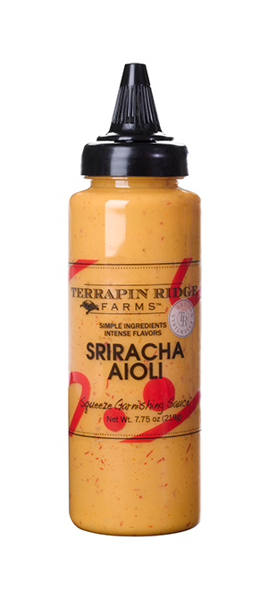 Squeeze Sauces  Terrapin Ridge Farms Sriracha Aioli  