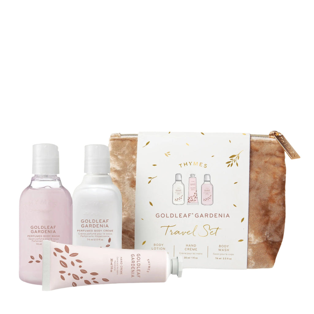 Goldleaf Gardenia Collection  Thymes Travel Set  