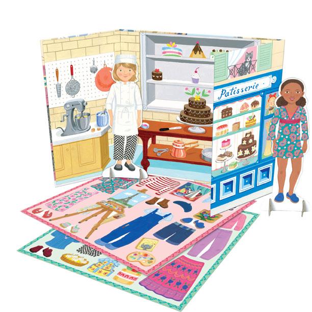 Baker & Painter Paper Dolls  Eeboo   